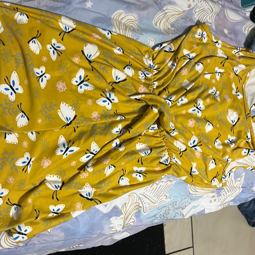 Flower dress (shirt,short are together)